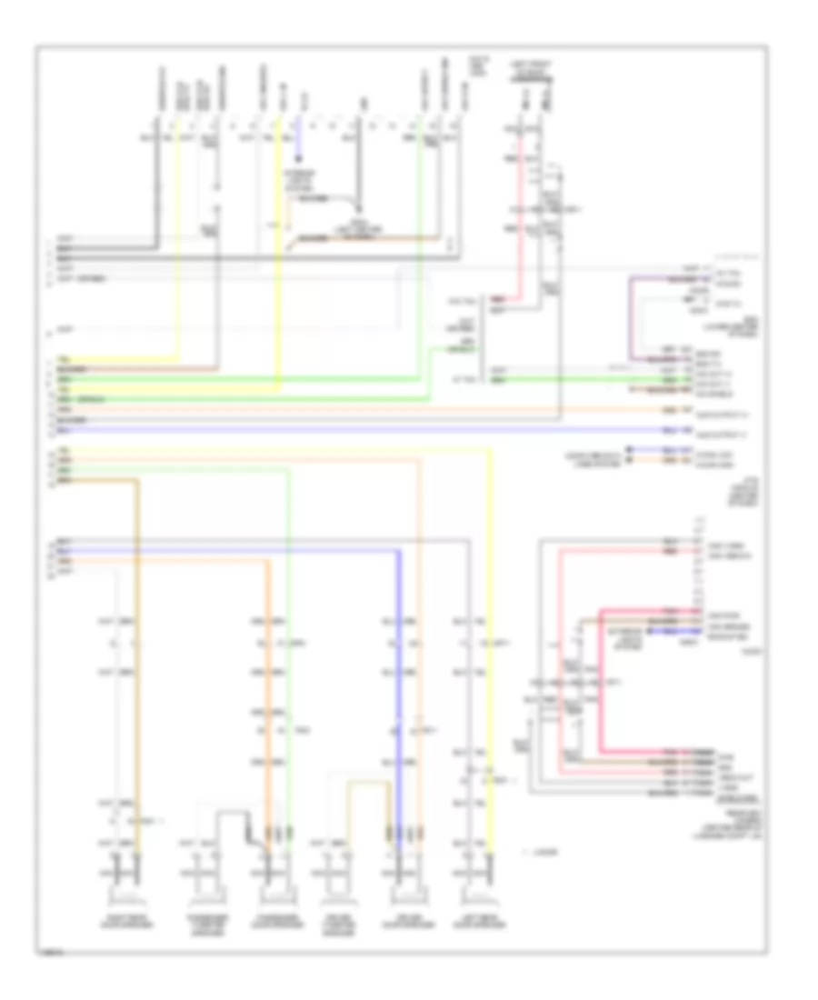 Radio Wiring Diagram without Navigation without Amplifier 2 of 2 for Hyundai Elantra Limited 2014