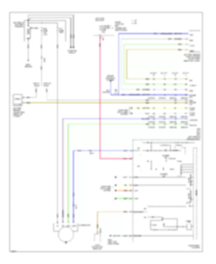 Charging Wiring Diagram for Hyundai Elantra Limited 2014