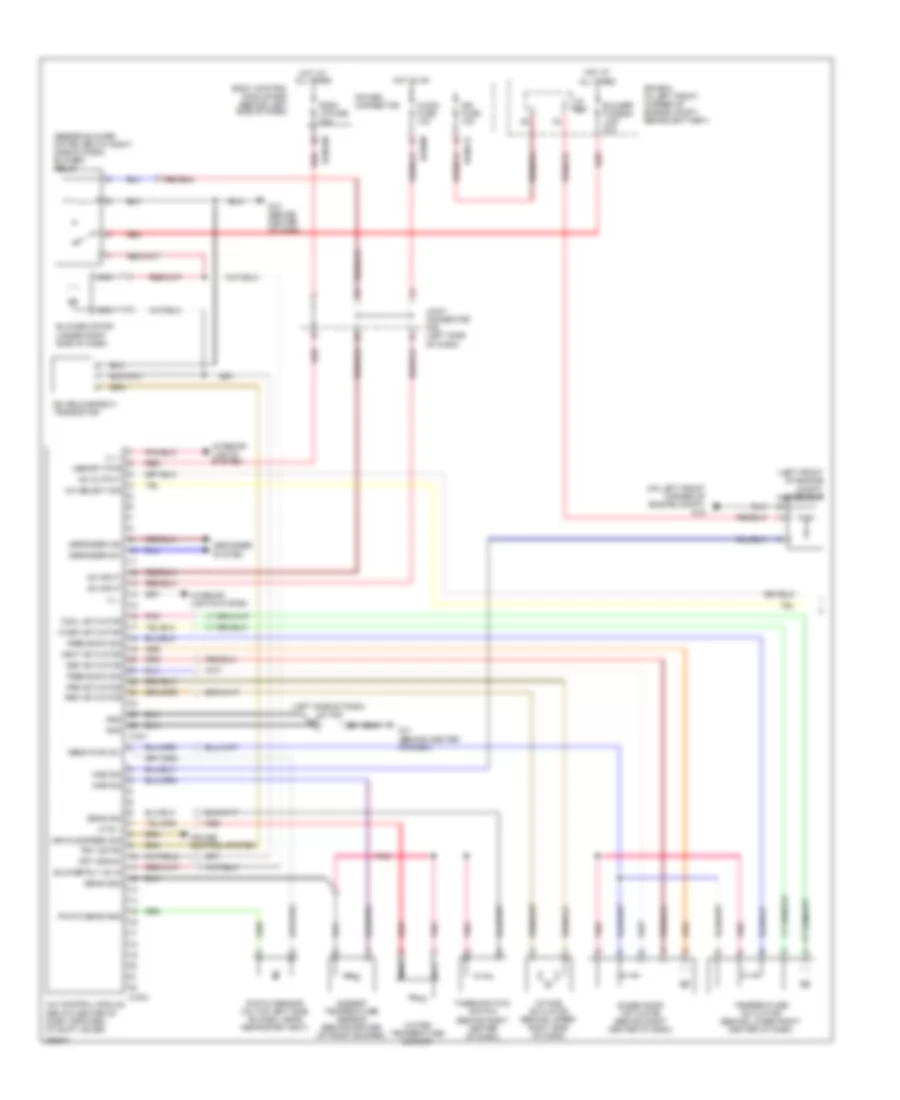 Automatic AC Wiring Diagram (1 of 2) for Hyundai Tiburon GT 2008