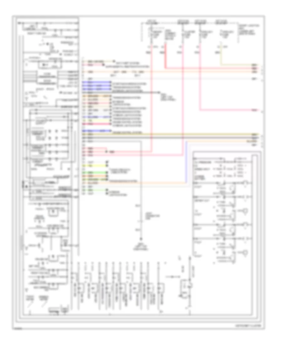 Instrument Cluster Wiring Diagram, UD (1 of 3) for Hyundai Elantra SE 2014