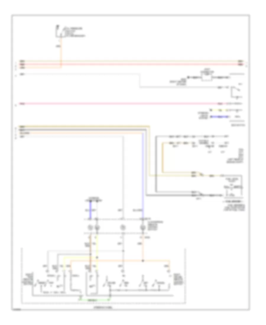 Instrument Cluster Wiring Diagram, UD (2 of 3) for Hyundai Elantra SE 2014