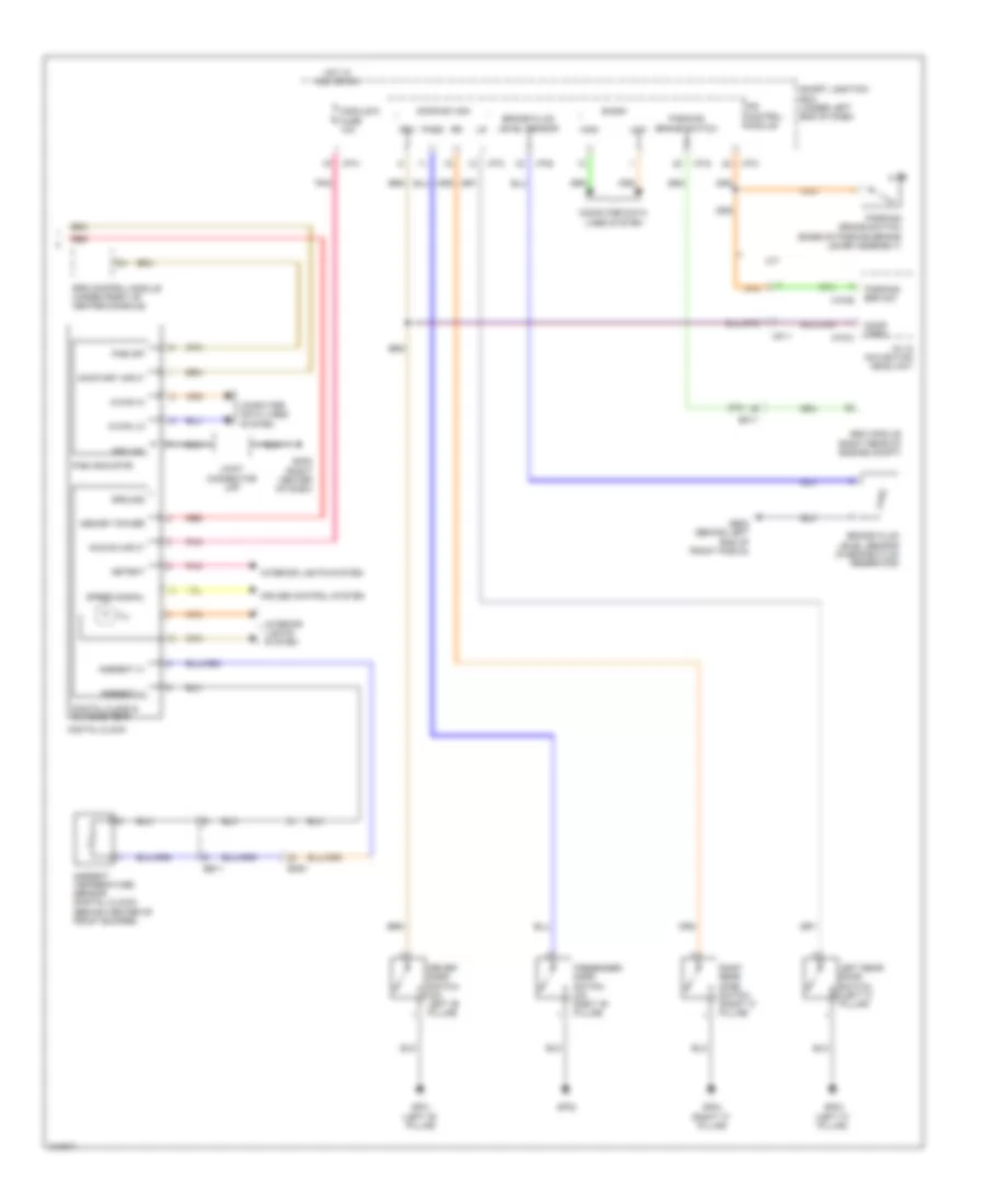 Instrument Cluster Wiring Diagram, UD (3 of 3) for Hyundai Elantra SE 2014