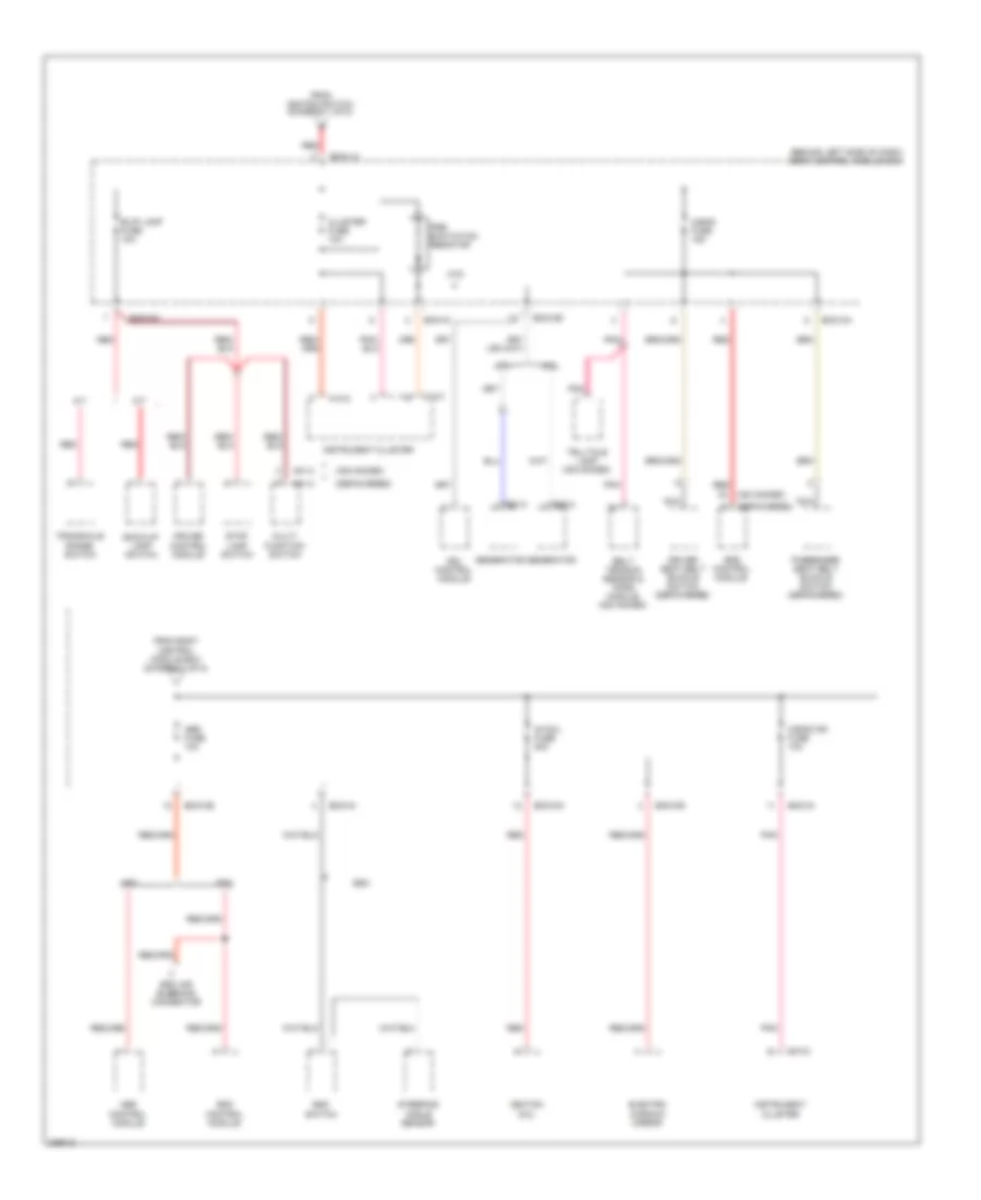 Power Distribution Wiring Diagram 5 of 8 for Hyundai Tiburon GT Limited 2008