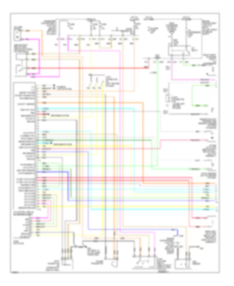 Automatic A C Wiring Diagram 1 of 2 for Hyundai XG350 2004