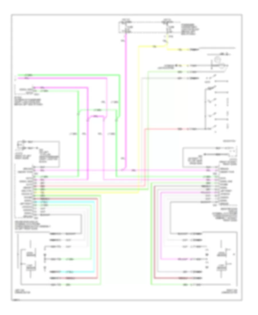 Memory Systems Wiring Diagram (2 of 2) for Hyundai XG350 2004