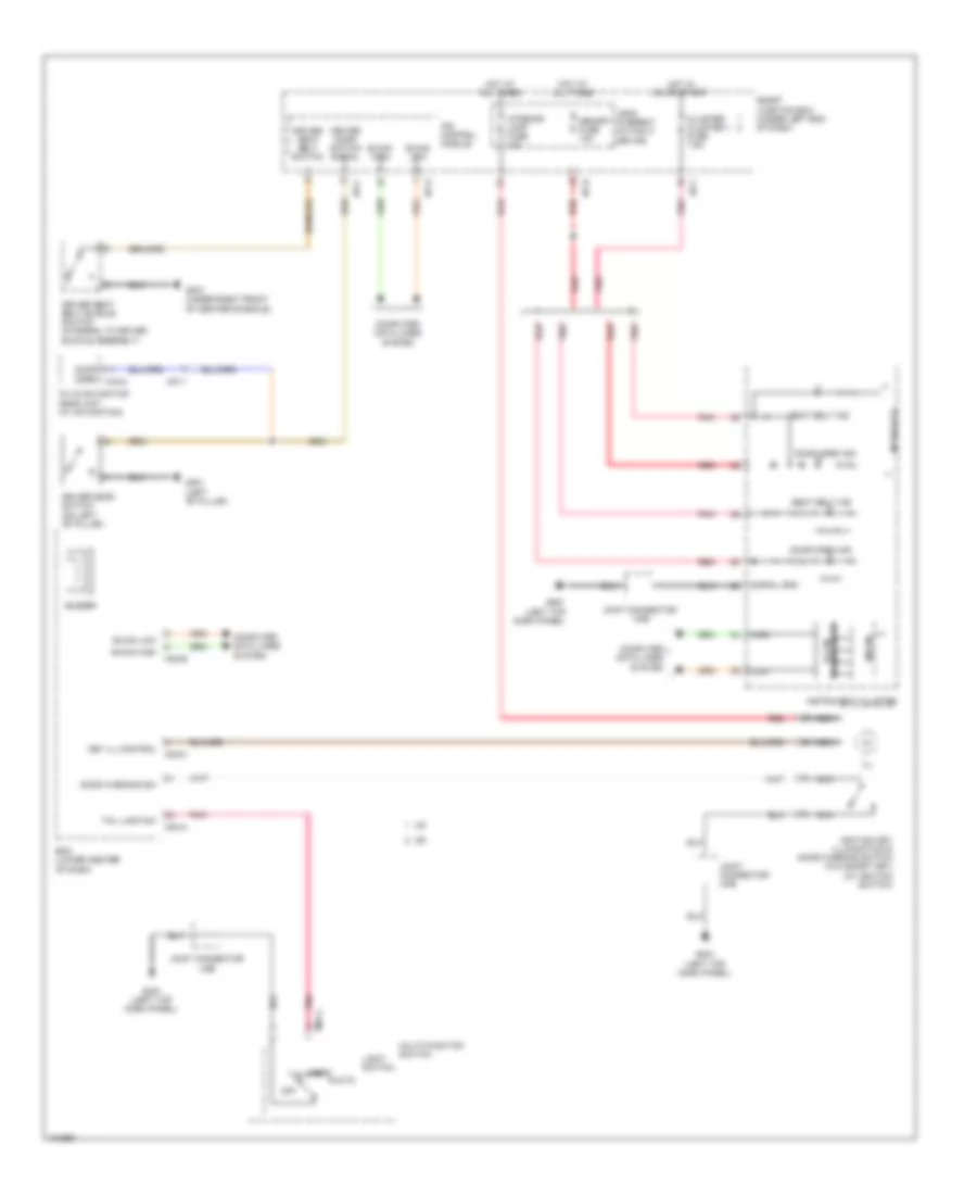 Chime Wiring Diagram for Hyundai Elantra Sport 2014