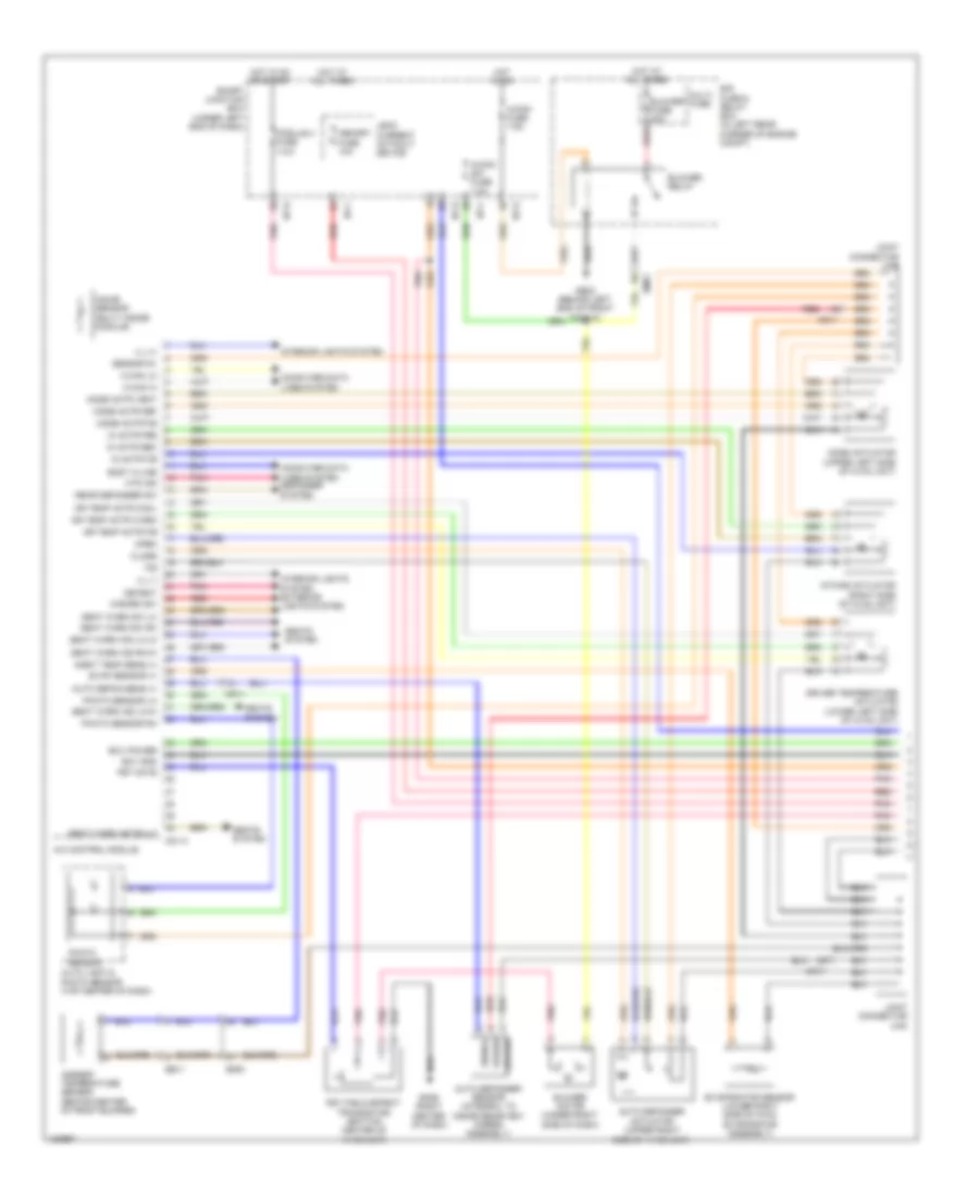 Automatic A C Wiring Diagram 1 of 2 for Hyundai Elantra Sport 2014