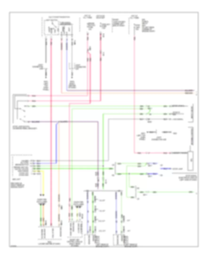 Exterior Lamps Wiring Diagram (1 of 4) for Hyundai Elantra Sport 2014