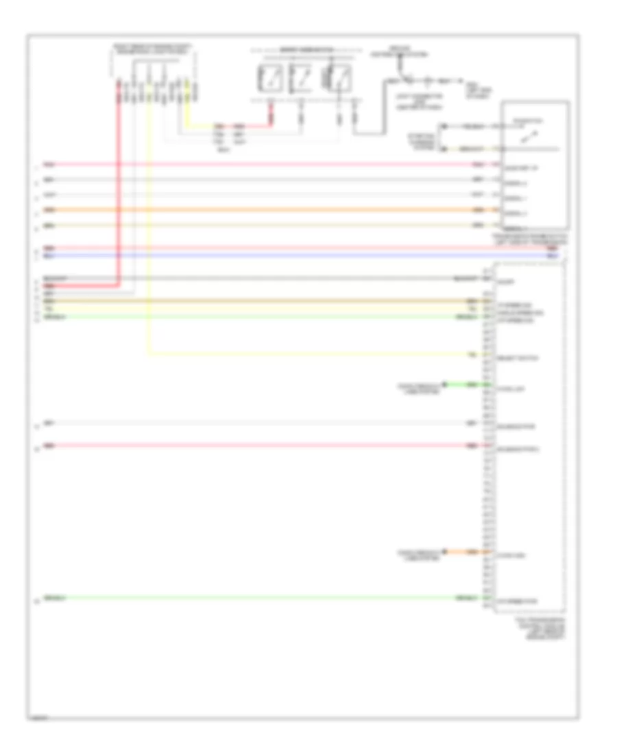Transmission Wiring Diagram (2 of 3) for Hyundai Equus Signature 2014