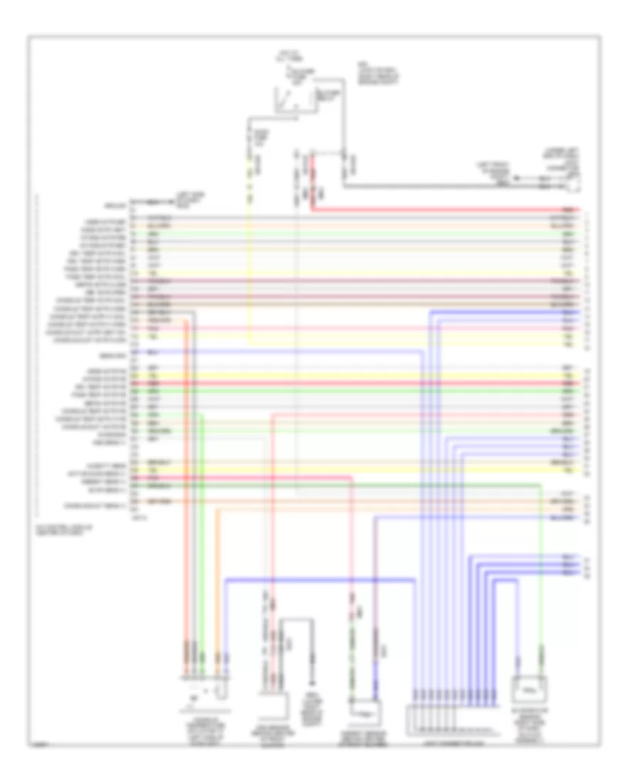Automatic A C Wiring Diagram 1 of 4 for Hyundai Equus Signature 2014