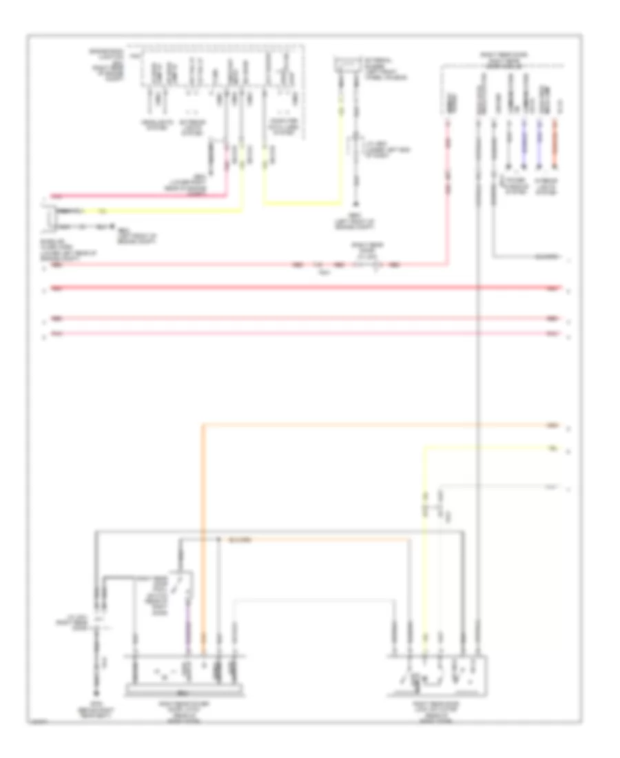 Forced Entry Wiring Diagram (2 of 4) for Hyundai Equus Signature 2014