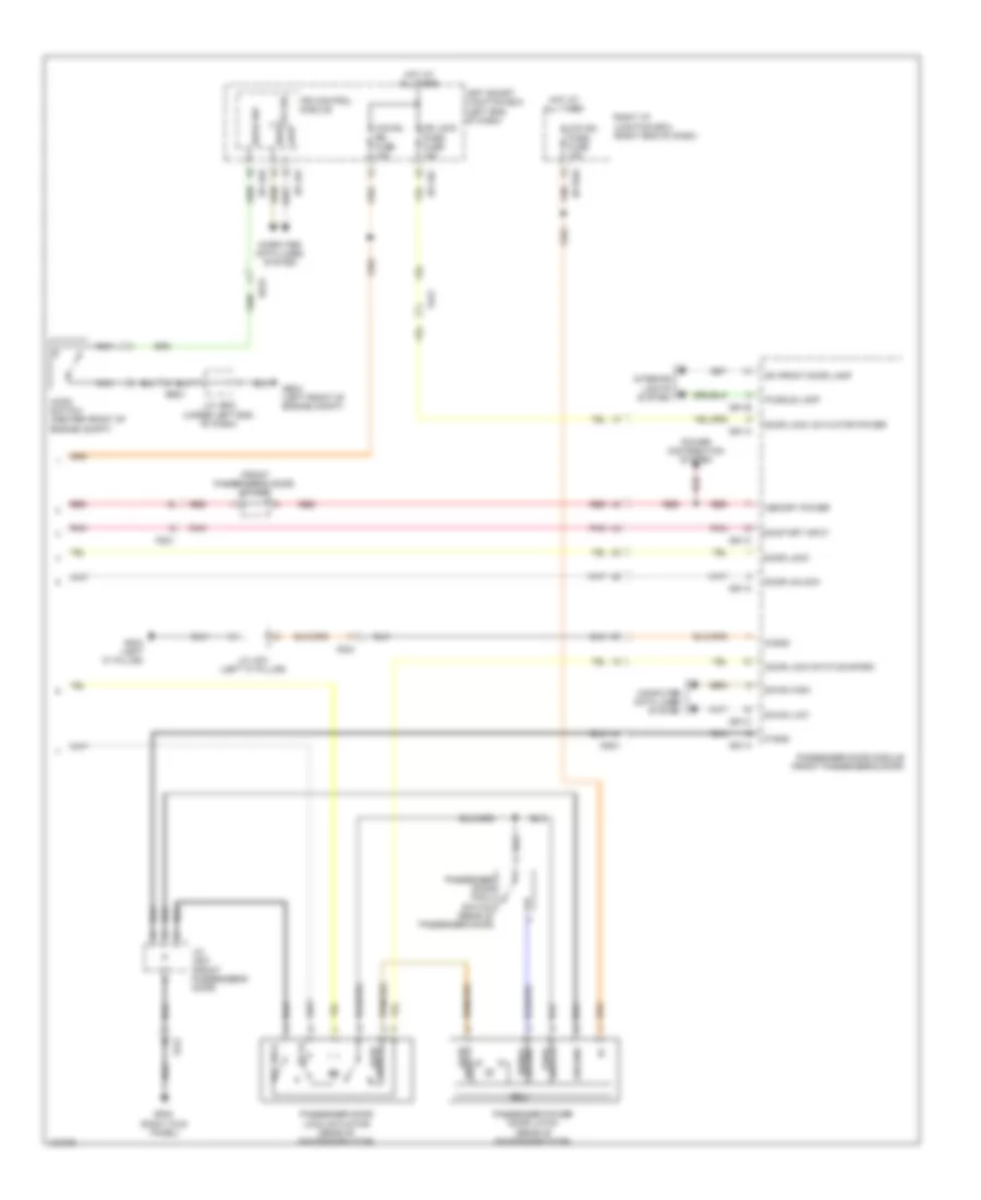 Forced Entry Wiring Diagram (4 of 4) for Hyundai Equus Signature 2014