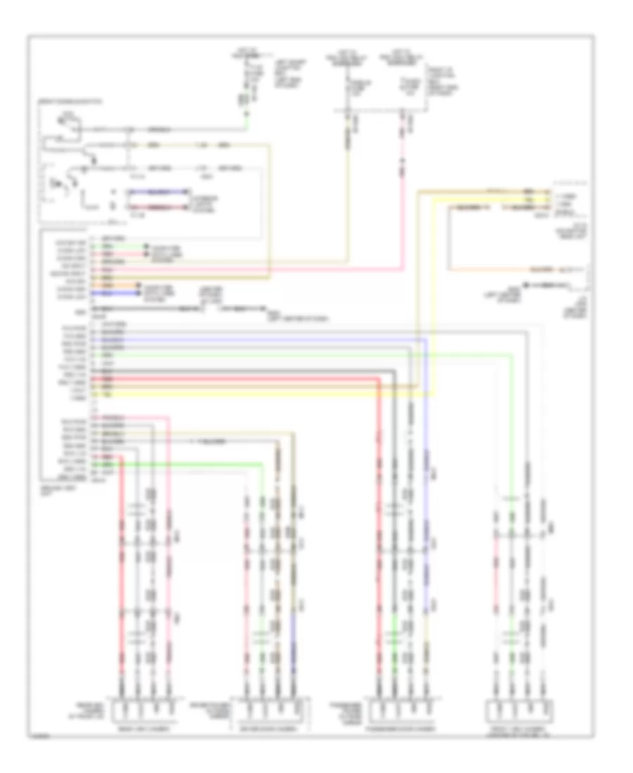 All Around Vision Camera Wiring Diagram for Hyundai Equus Signature 2014