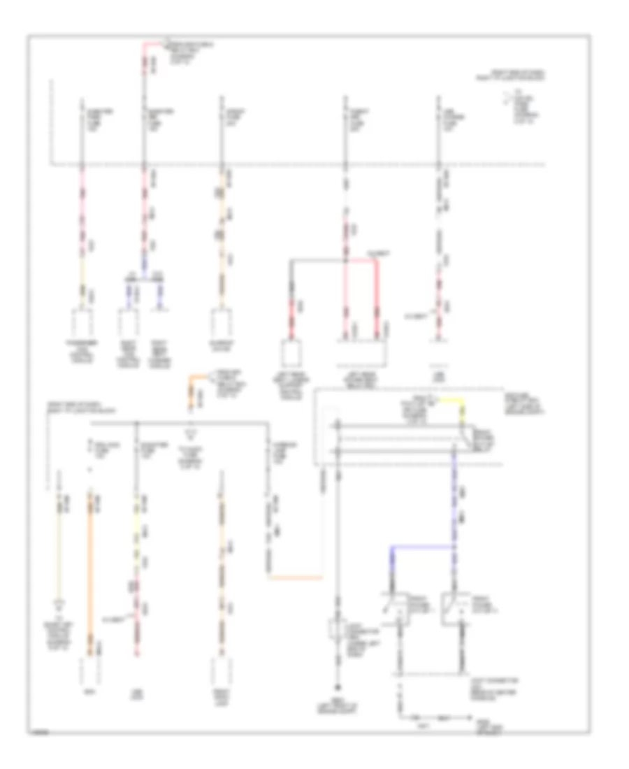 Power Distribution Wiring Diagram (7 of 13) for Hyundai Equus Signature 2014