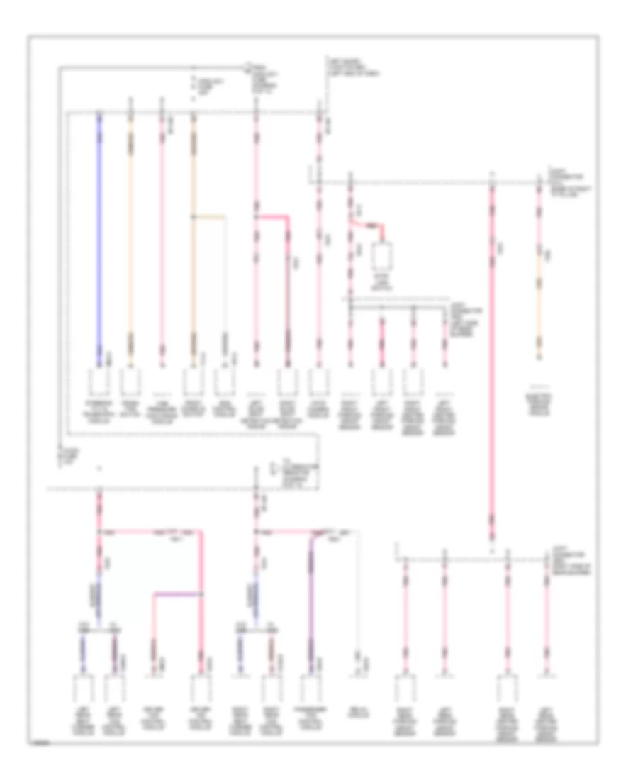 Power Distribution Wiring Diagram (10 of 13) for Hyundai Equus Signature 2014