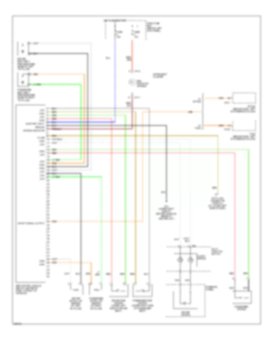 Supplemental Restraints Wiring Diagram Base for Hyundai Accent GLS 2005