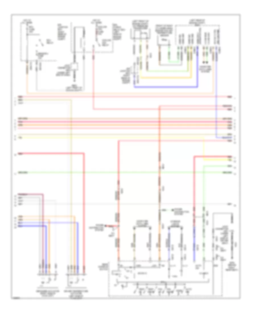 Automatic AC Wiring Diagram (3 of 4) for Hyundai Equus Ultimate 2014