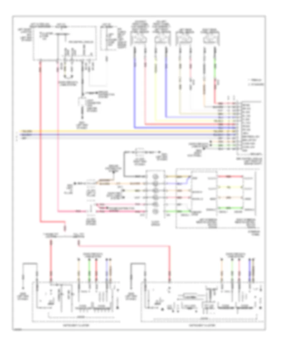 Cruise Control Wiring Diagram (2 of 2) for Hyundai Equus Ultimate 2014