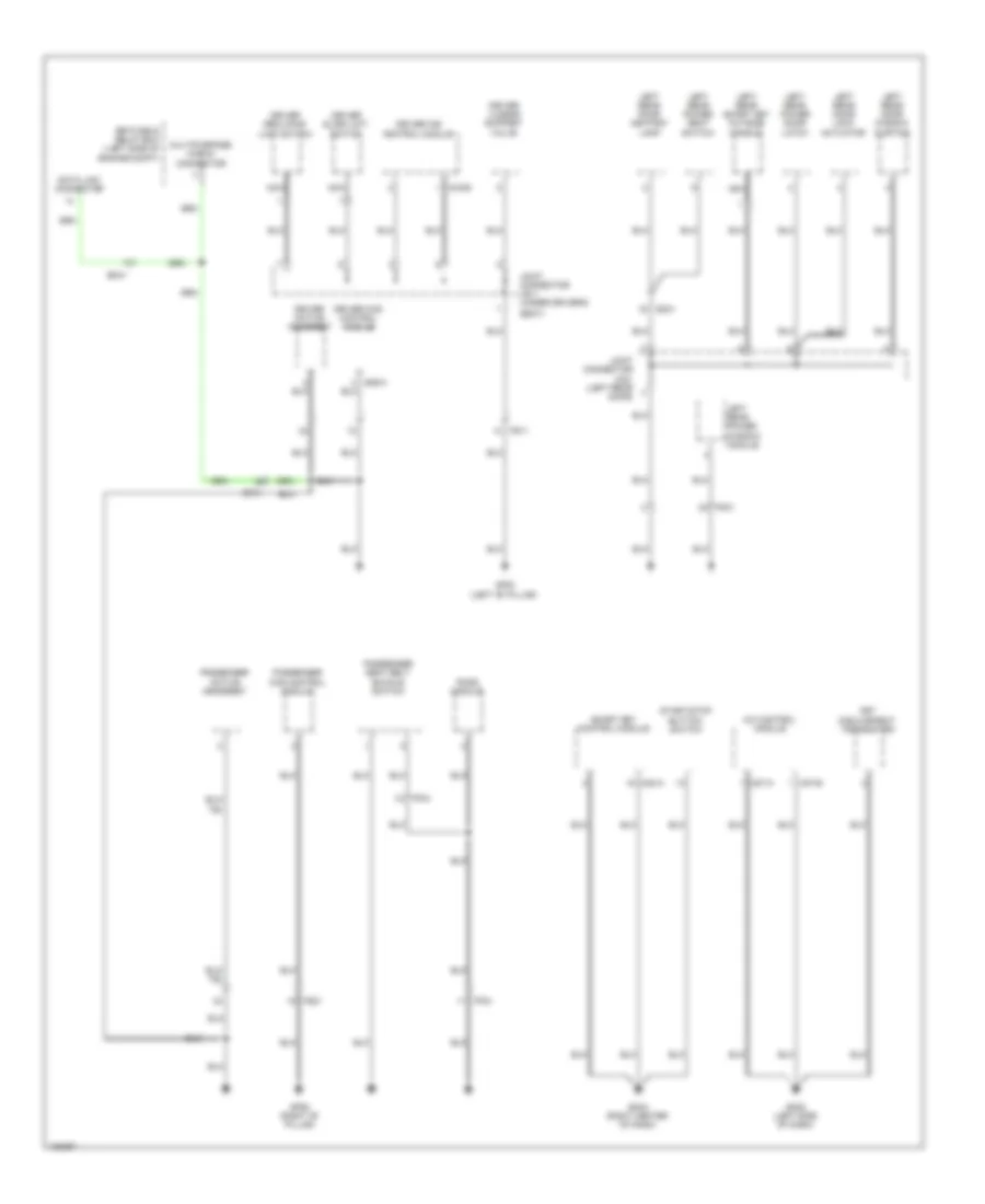 Ground Distribution Wiring Diagram (3 of 7) for Hyundai Equus Ultimate 2014