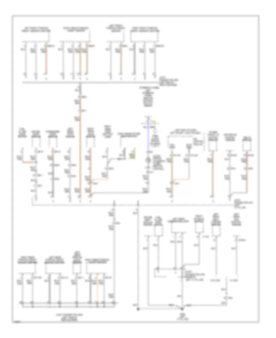 Ground Distribution Wiring Diagram (7 of 7) for Hyundai Equus Ultimate 2014