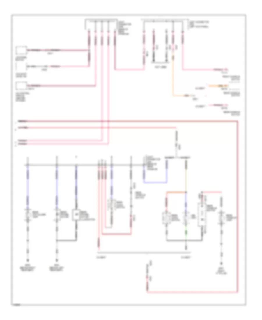 Instrument Illumination Wiring Diagram (4 of 4) for Hyundai Equus Ultimate 2014