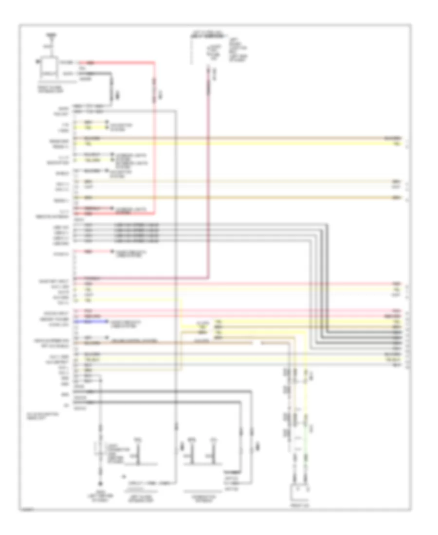 Navigation Wiring Diagram (1 of 6) for Hyundai Equus Ultimate 2014
