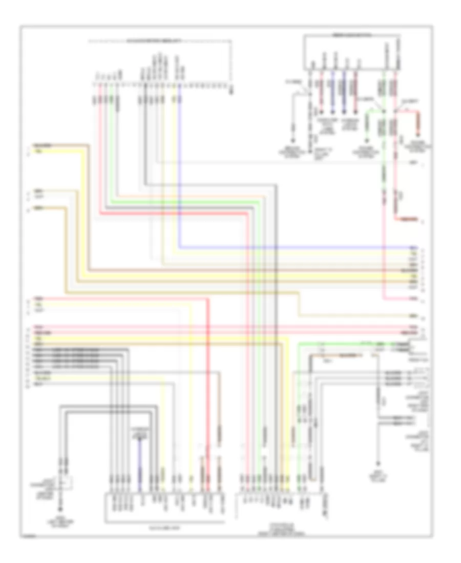 Navigation Wiring Diagram (2 of 6) for Hyundai Equus Ultimate 2014
