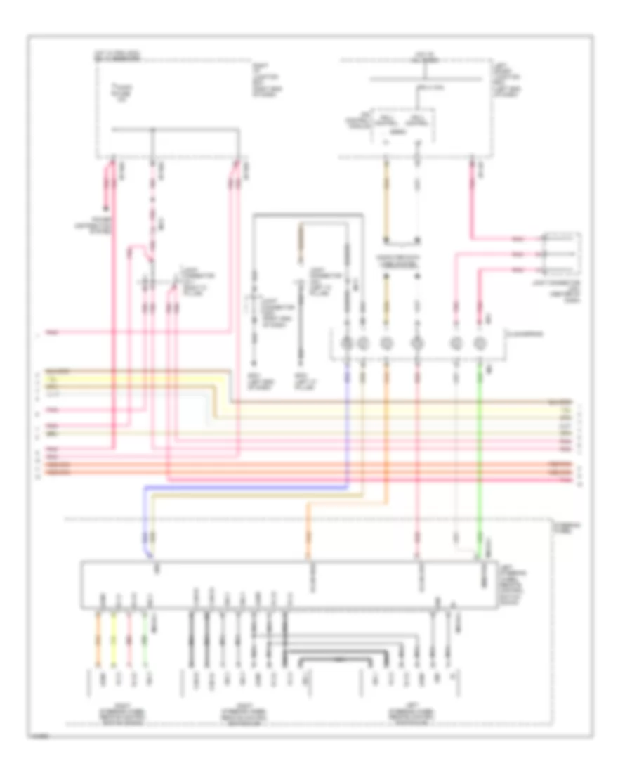 Navigation Wiring Diagram (4 of 6) for Hyundai Equus Ultimate 2014