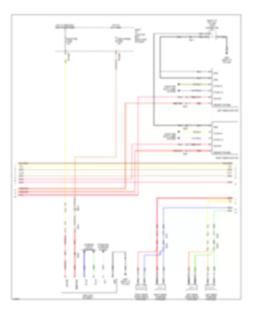 Navigation Wiring Diagram (5 of 6) for Hyundai Equus Ultimate 2014