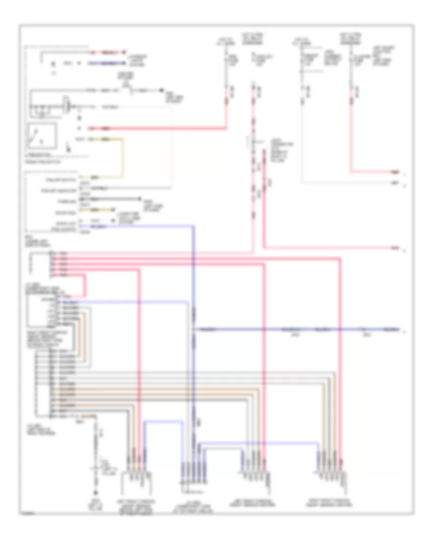 Parking Assistant Wiring Diagram (1 of 2) for Hyundai Equus Ultimate 2014