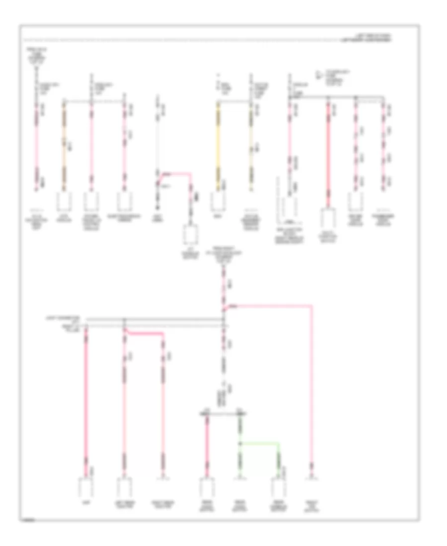 Power Distribution Wiring Diagram (5 of 13) for Hyundai Equus Ultimate 2014