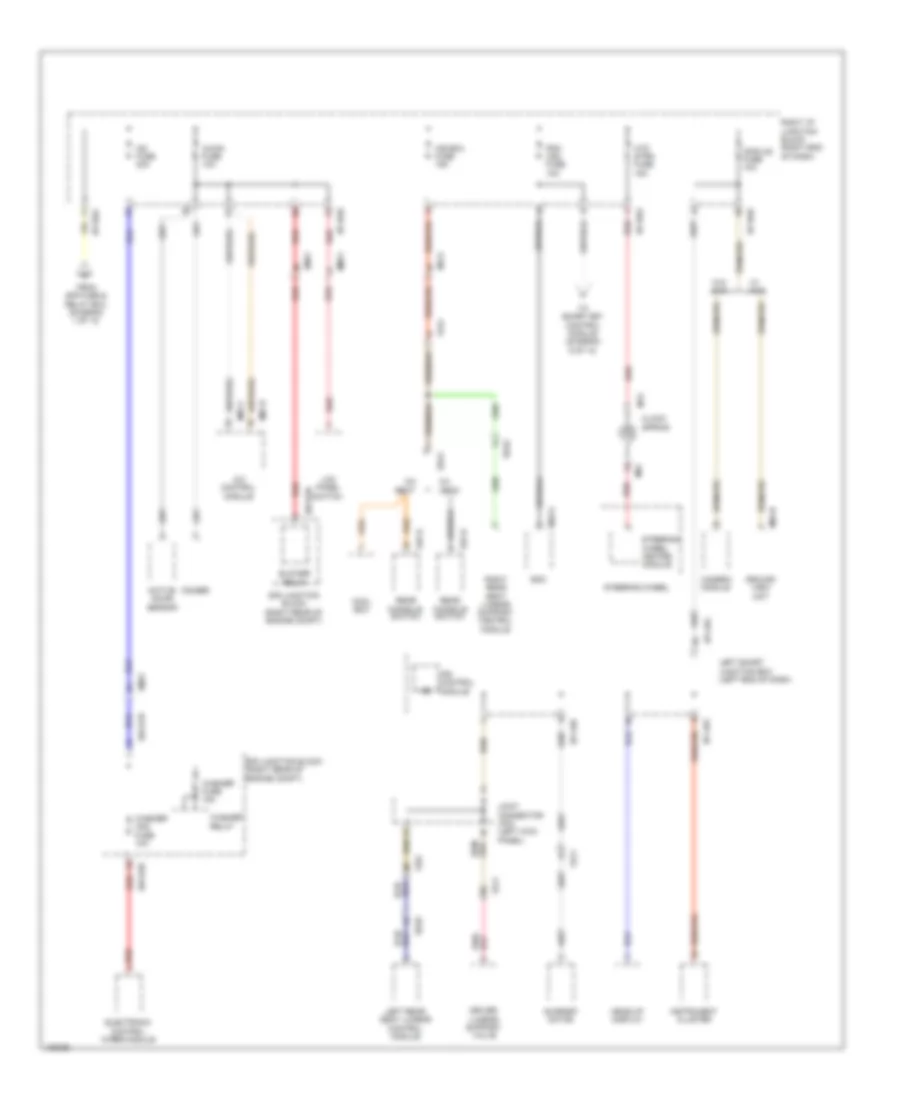 Power Distribution Wiring Diagram (11 of 13) for Hyundai Equus Ultimate 2014