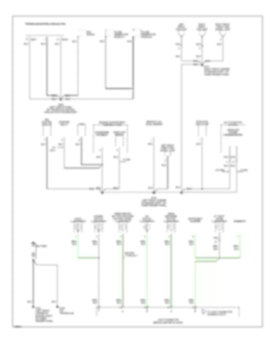 Ground Distribution Wiring Diagram 1 of 3 for Hyundai Accent GL 1998