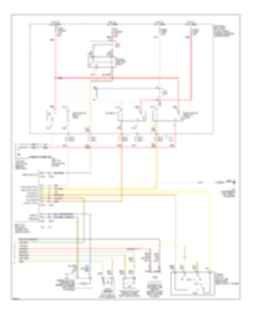 Automatic A C Wiring Diagram 2 of 2 for Hyundai Tucson Limited 2008