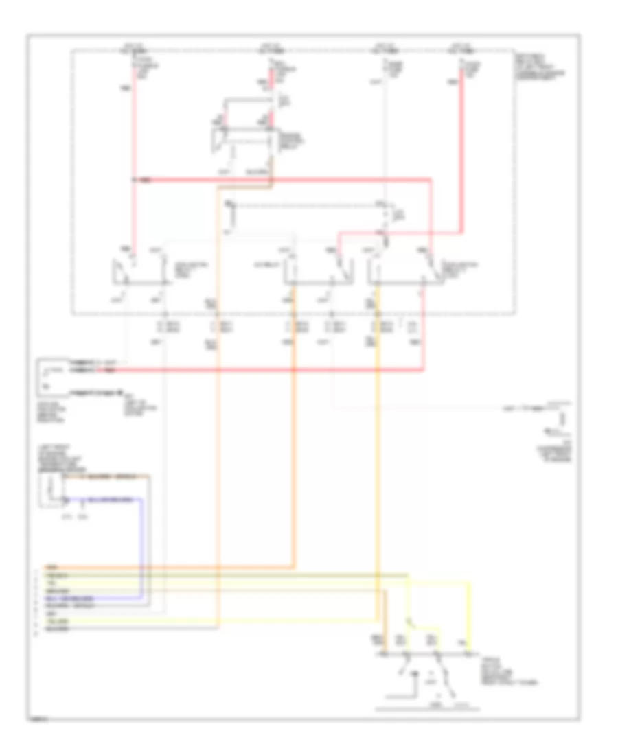 Manual A C Wiring Diagram 2 of 2 for Hyundai Tucson Limited 2008