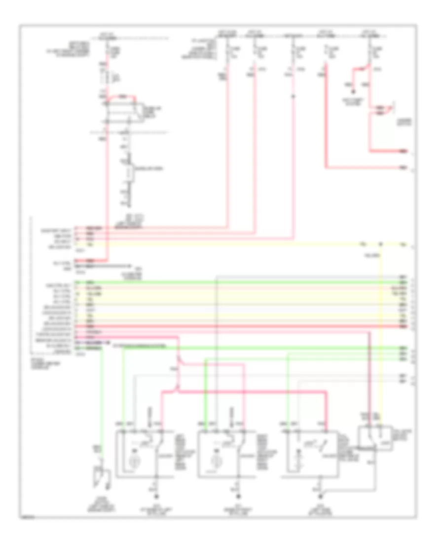 Forced Entry Wiring Diagram 1 of 2 for Hyundai Tucson Limited 2008