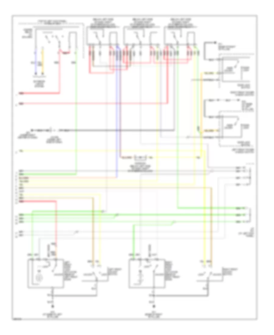 Forced Entry Wiring Diagram (2 of 2) for Hyundai Tucson Limited 2008