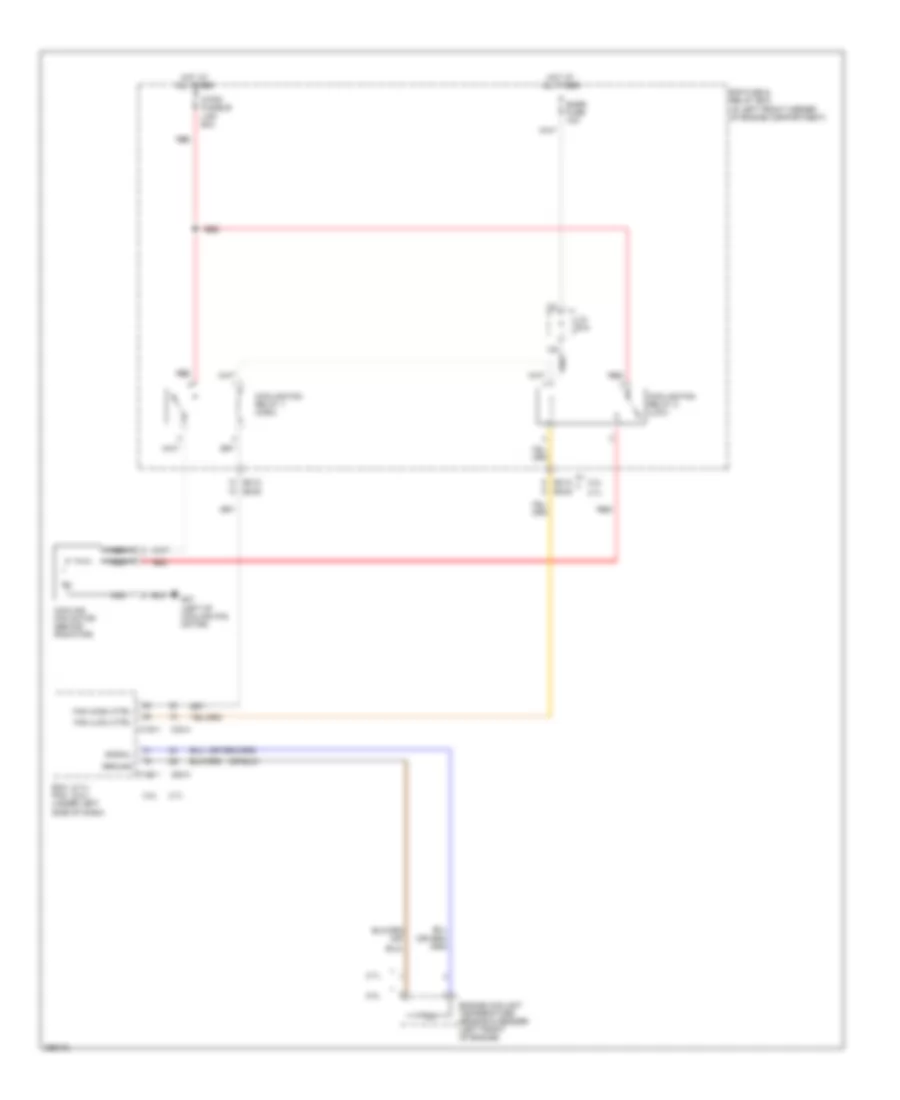 Cooling Fan Wiring Diagram for Hyundai Tucson Limited 2008