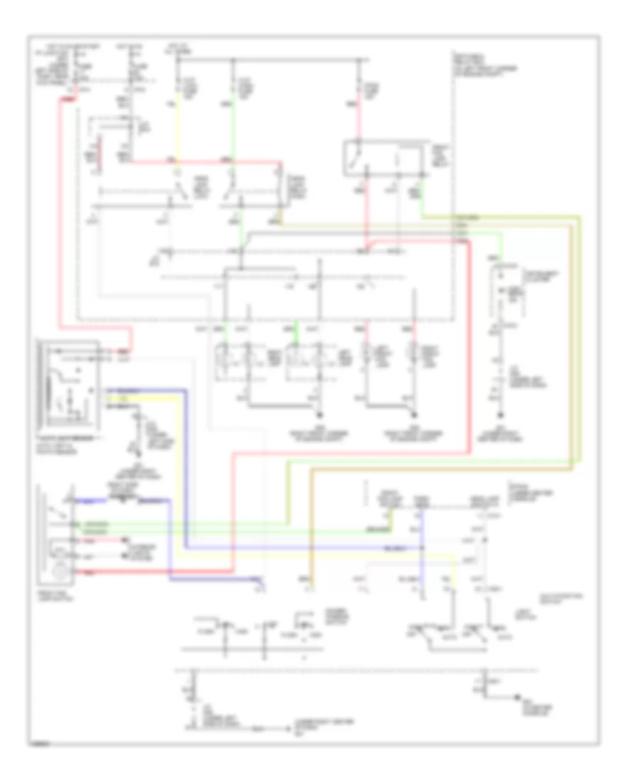 Headlights Wiring Diagram with Autolamps for Hyundai Tucson Limited 2008