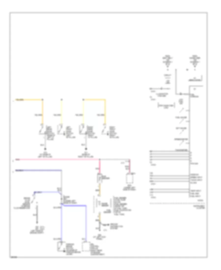 Instrument Cluster Wiring Diagram (2 of 2) for Hyundai Tucson Limited 2008