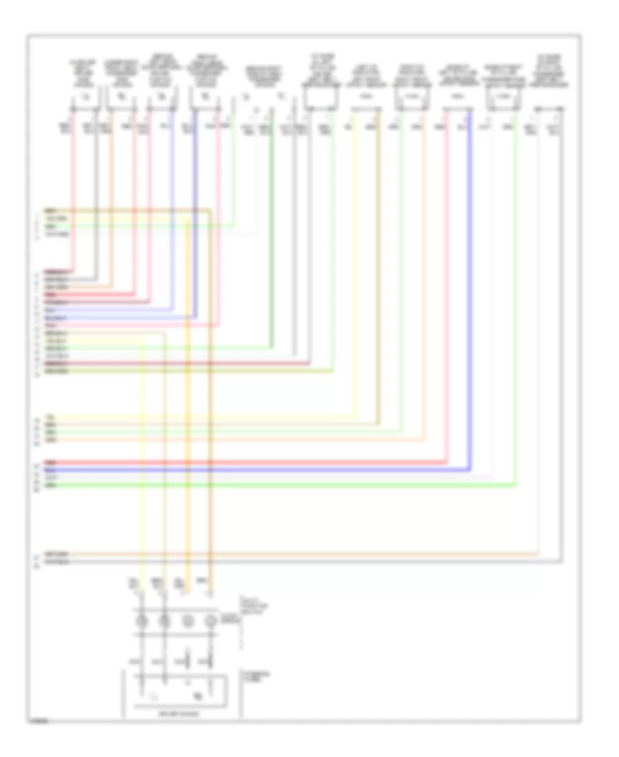 Supplemental Restraints Wiring Diagram 2 of 2 for Hyundai Tucson Limited 2008