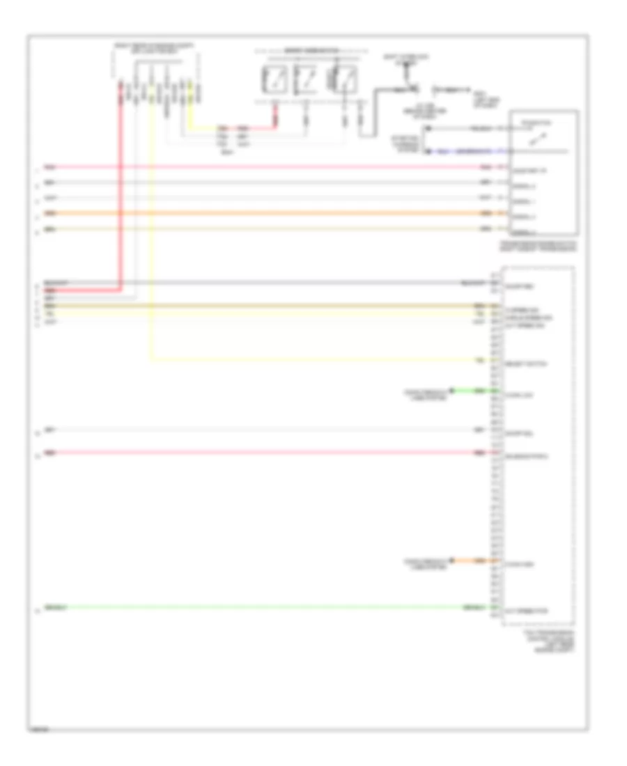 Transmission Wiring Diagram (2 of 2) for Hyundai Genesis 3.8 2014