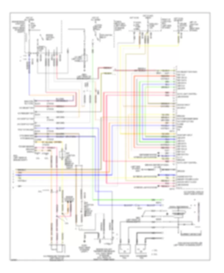 Automatic AC Wiring Diagram (3 of 3) for Hyundai Genesis 3.8 2014