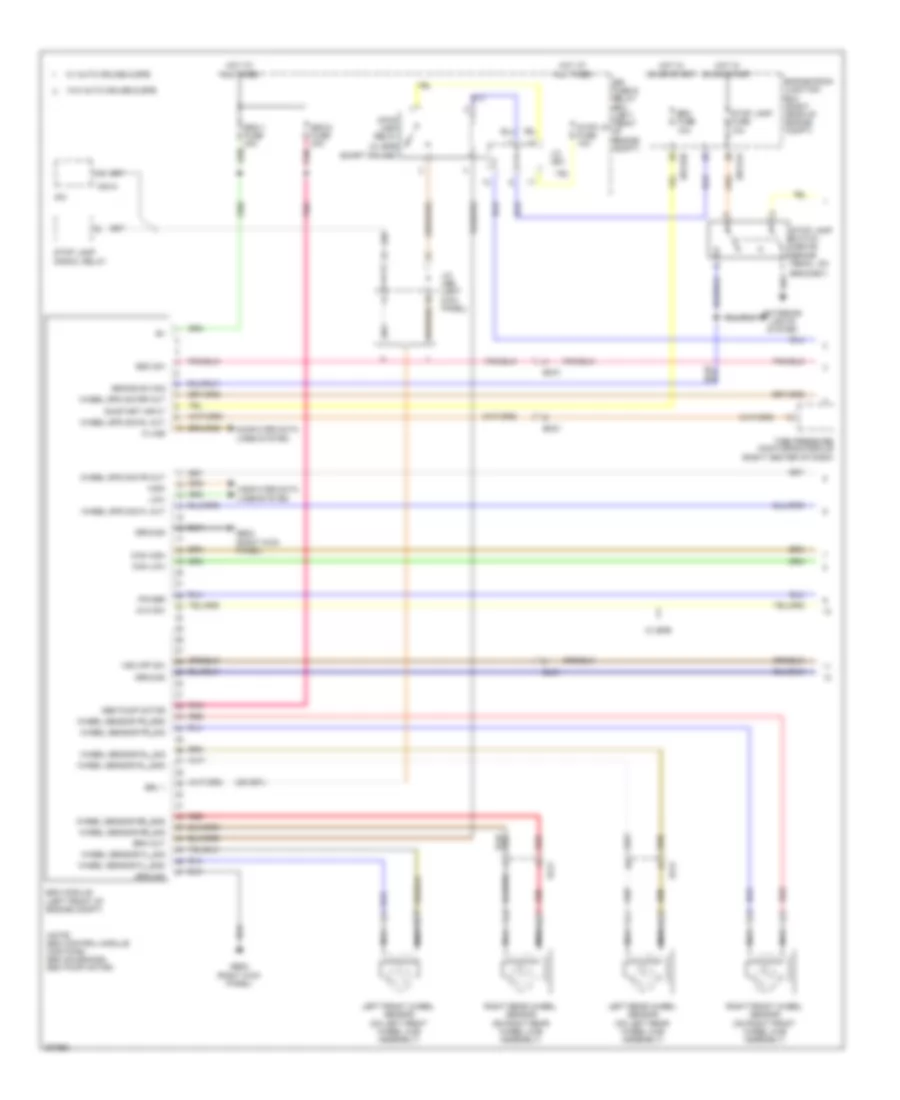 Anti lock Brakes Wiring Diagram 1 of 3 for Hyundai Genesis 3 8 2014