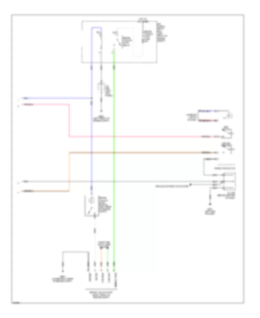 Anti-lock Brakes Wiring Diagram (3 of 3) for Hyundai Genesis 3.8 2014