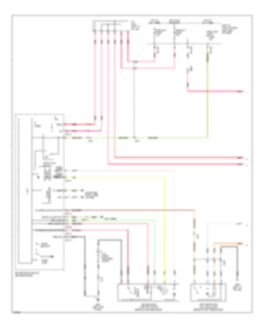Forced Entry Wiring Diagram 1 of 2 for Hyundai Genesis 3 8 2014
