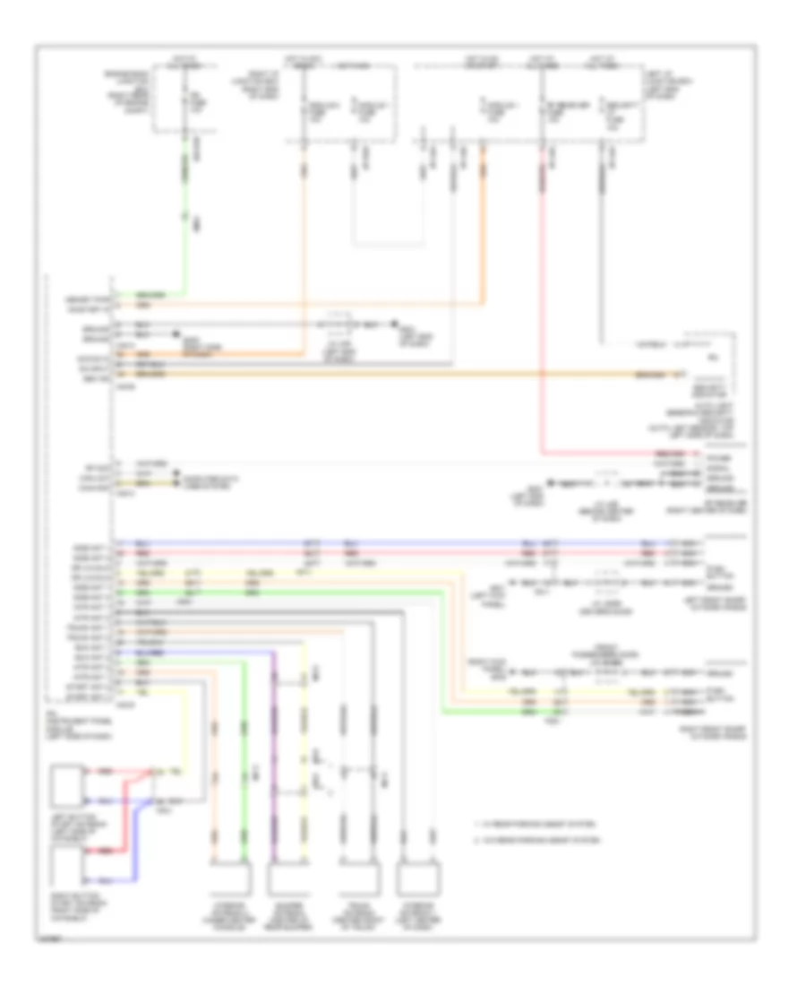 Immobilizer Wiring Diagram, with Button Start for Hyundai Genesis 3.8 2014