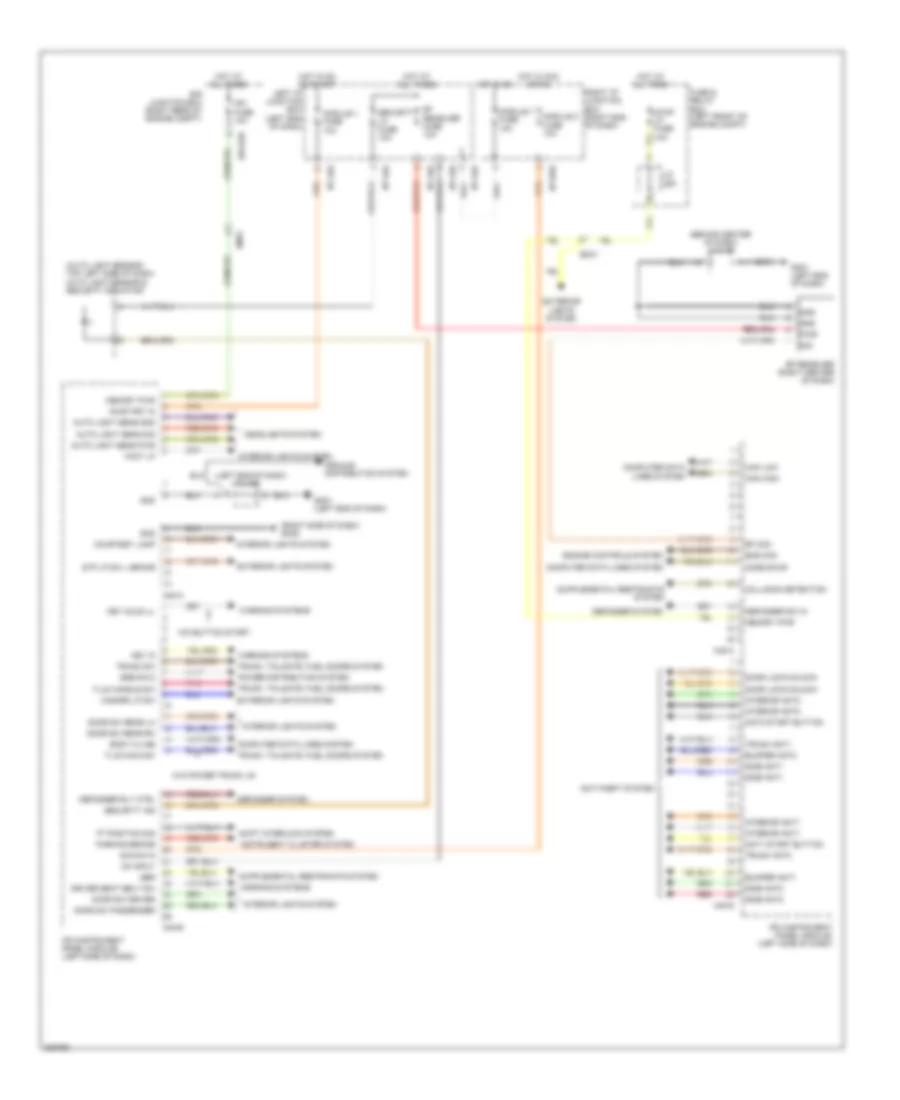Instrument Panel Module Wiring Diagram for Hyundai Genesis 3.8 2014
