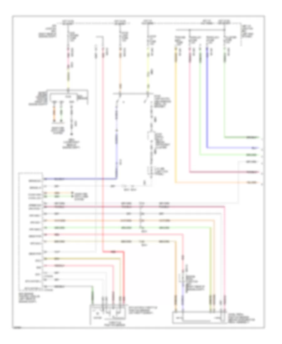 5.0L, Cruise Control Wiring Diagram, with SCC (1 of 2) for Hyundai Genesis 3.8 2014