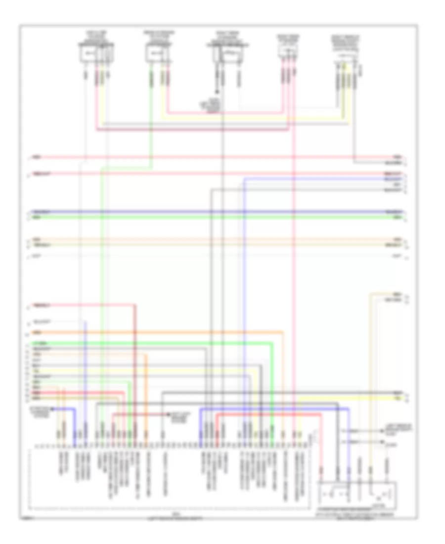 3.8L, Engine Performance Wiring Diagram (4 of 6) for Hyundai Genesis 3.8 2014